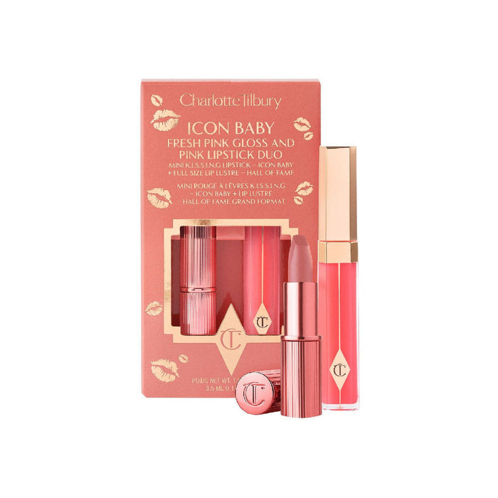 Charlotte Tilbury K.I.S.S.I.N.G Lipstick and Lip Gloss Duos variant: Icon Baby main image