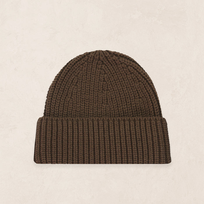 Knit Beanie - Cocoa