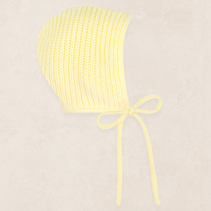 Knit Bonnet - Butter Yellow