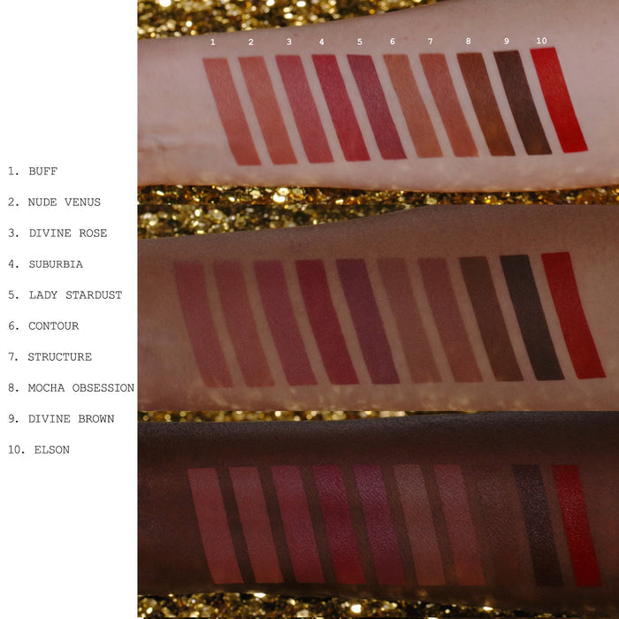An arm swatch of Pat McGrath Labs Legendary Longwear Lip Liner variant: Structure