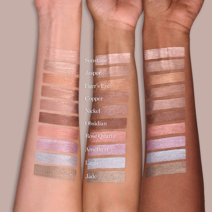An arm swatch of   variant: Amethyst – Soft Purple Shimmer