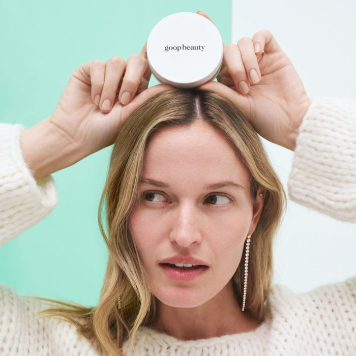 Lifestyle image of Goop Beauty Lift and Depuff Eye Masks