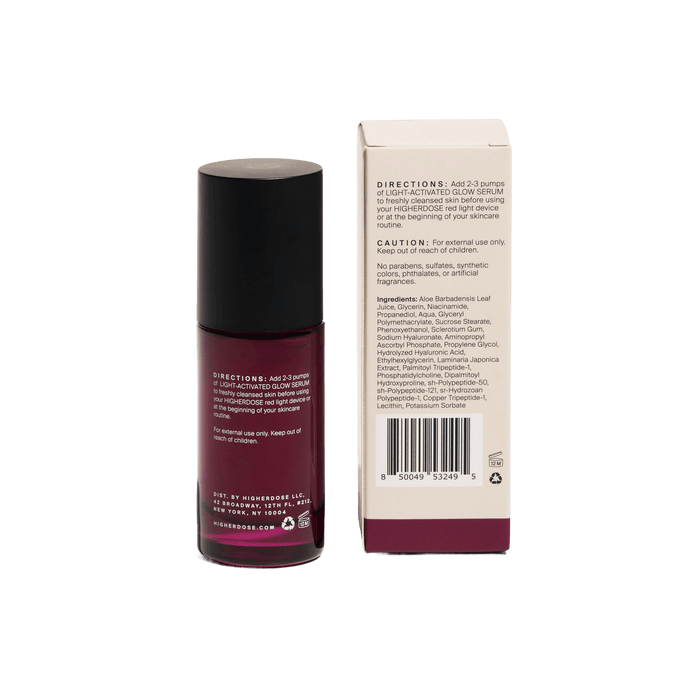 Back image of HigherDose Light-Activated Glow Serum