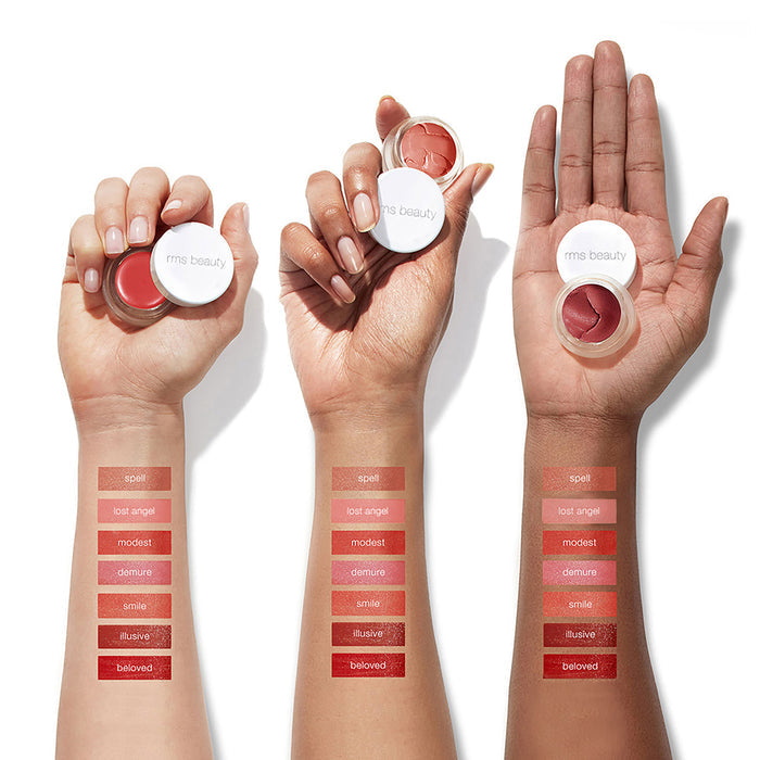 An arm swatch of RMS Beauty Lip2Cheek variant: Demure