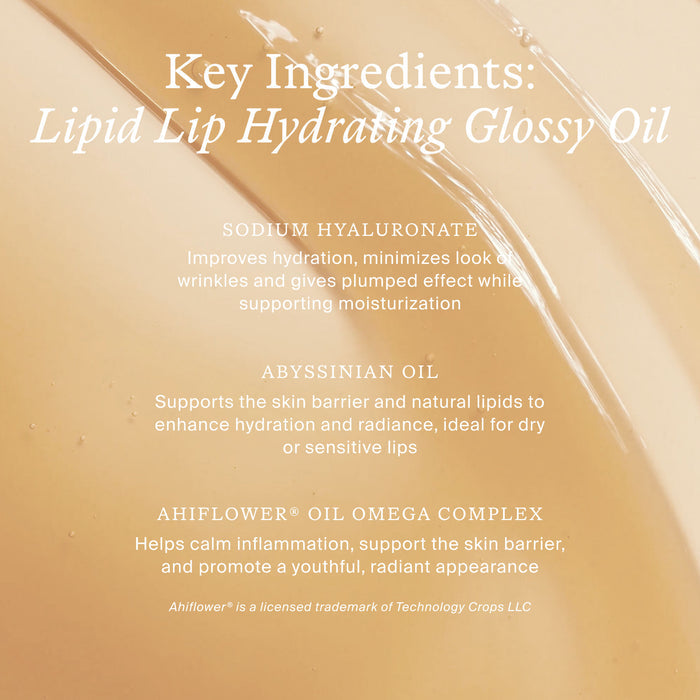 Lifestyle image of True Botanicals Lipid Lip Hydrating Glossy Oil