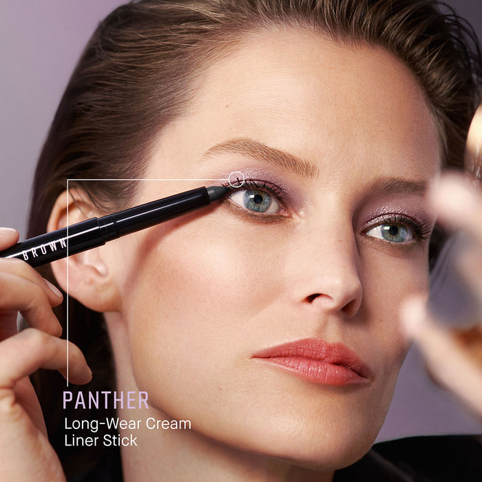 Model image of Bobbi Brown Long-Wear Cream Eyeliner Stick variant: Panther