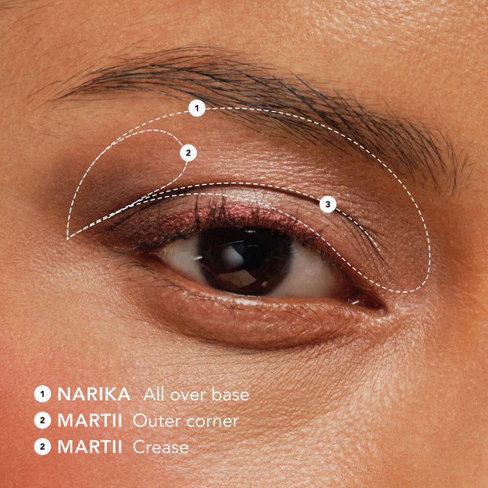 Model image of Chantecaille Luminescent Eye Shade - Lion Collection