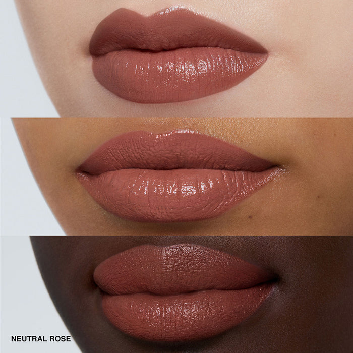 Model image of Bobbi Brown Luxe Lipstick variant: Neutral Rose