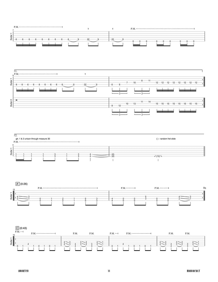 Printed Guitar Book, Digital Guitar Book