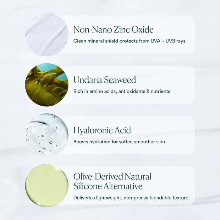 Information related to OSEA Marine Screen SPF 50 Mineral Sunscreen