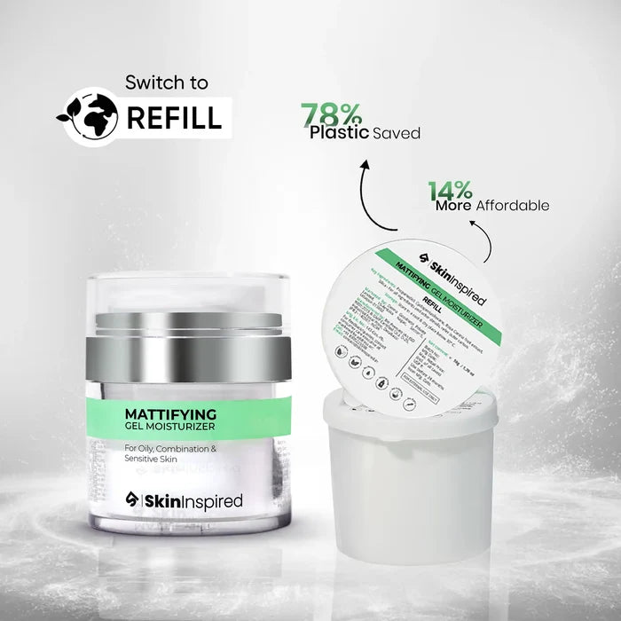 Mattifying Gel Moisturizer & Refill Combo