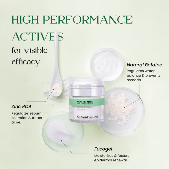 Ingredients Of SkinInspired Top Gel Based Moisturizer for Greasy Skin
