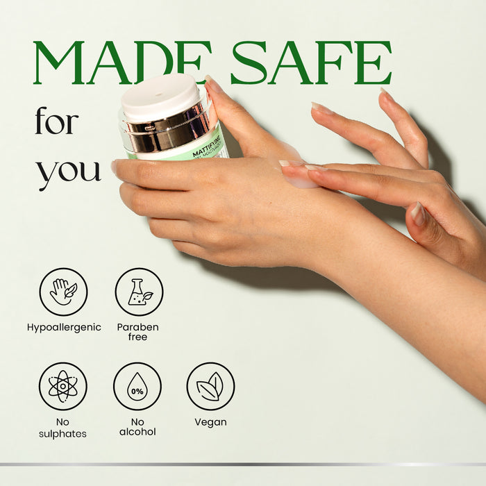 SkinInspired Mattifying Gel Moisturizer – lightweight, oil-free face moisturizer for oily and acne-prone skin with Zinc PCA and Fucogel, providing non-sticky hydration and sebum control.