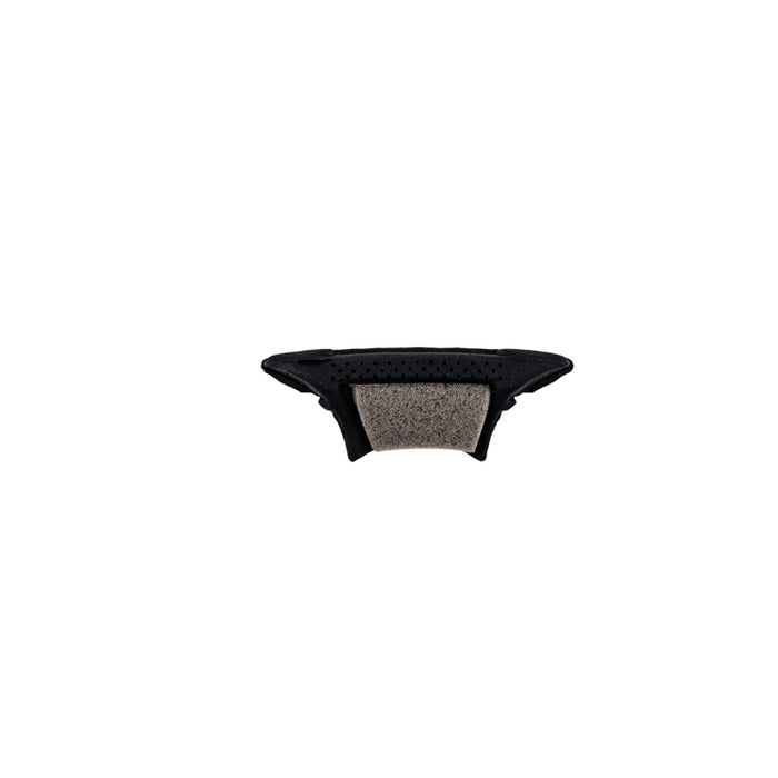 A small black and gray padded insert from Julbo USA's Micropore Parts, designed to provide cushioned support for sunglasses, displayed against a white background. #color_micropore-nose-bridge-black