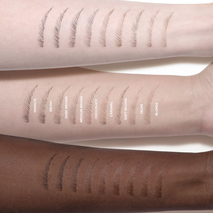 An arm swatch of Anastasia Beverly Hills MicroStroke Brow Pen variant: Soft Brown