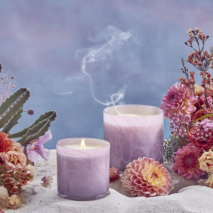 Lifestyle image of Lafco Midnight Cactus Candle variant: 15.5 oz (Signature)