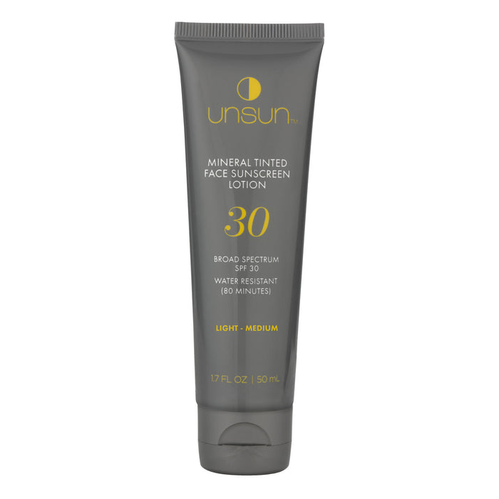 Unsun Mineral Tinted Face Sunscreen Lotion SPF 30 variant: Light/Medium main image