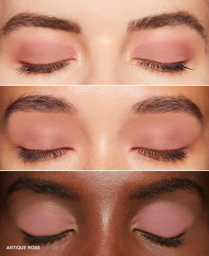 Model image of Bobbi Brown Mini Long-Wear Cream Eyeshadow Stick Duo (Limited Edition) variant: Antique Rose/Toast