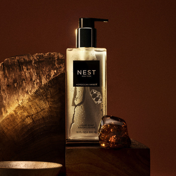 Lifestyle image of Nest Moroccan Amber Liquid Soap