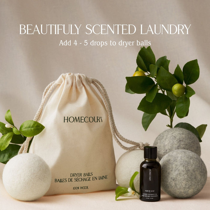 Lifestyle image of Homecourt Neroli Leaf Laundry Fragrance Oil