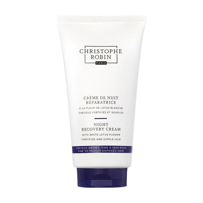 Christophe Robin Night Recovery Cream With White Lotus Flower main image