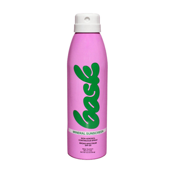 Bask Suncare Non-Aerosol Mineral Spray Fragrance Free SPF 50 variant: Default Title main image