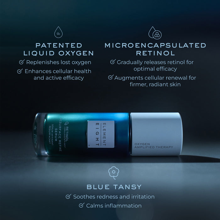 Image of a closed Element Eight O2 Retinol Serum
