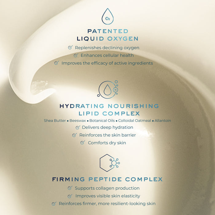 Lifestyle image of Element Eight O2 Tranexamic Acid Depigment Nourish Body Cream