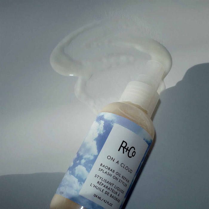 Swatch image of R+Co On A Cloud Baobab Oil Repair Splash on Styler