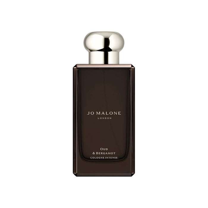 Image of a closed Jo Malone London Oud and Bergamot Cologne Intense variant: 3.4 fl oz