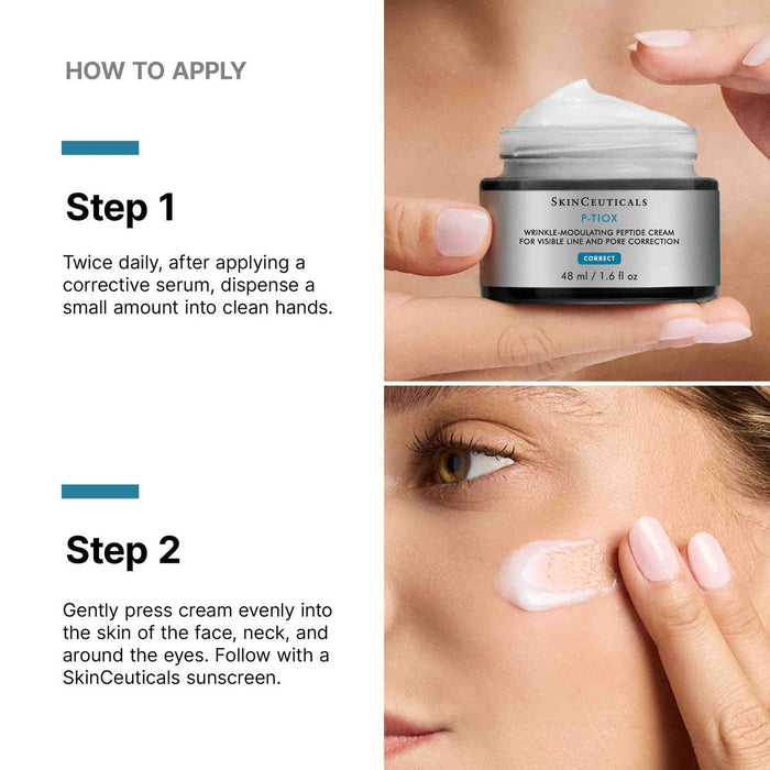 Before and after results of using  P-TIOX Cream variant: Default Title