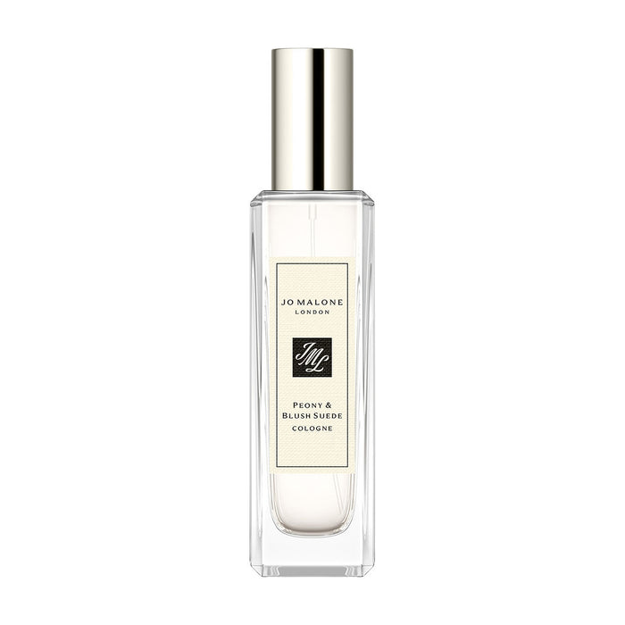 Image of a closed Jo Malone London Peony and Blush Suede Cologne variant: 1 fl oz