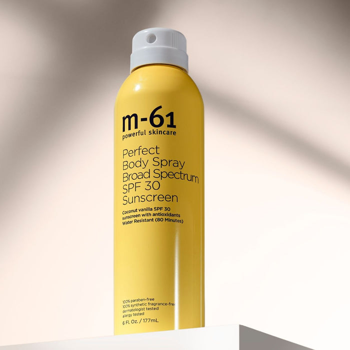 Image of an open M-61 Perfect Body Spray Sunscreen SPF 30 variant: Default Title