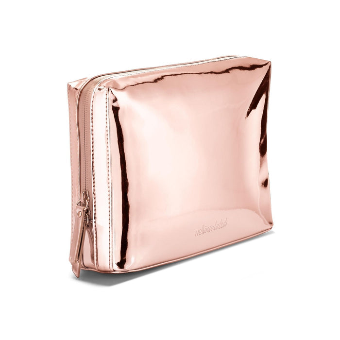 Side image of Wellinsulated Performance Beauty Bag Large  variant: Rose Gold