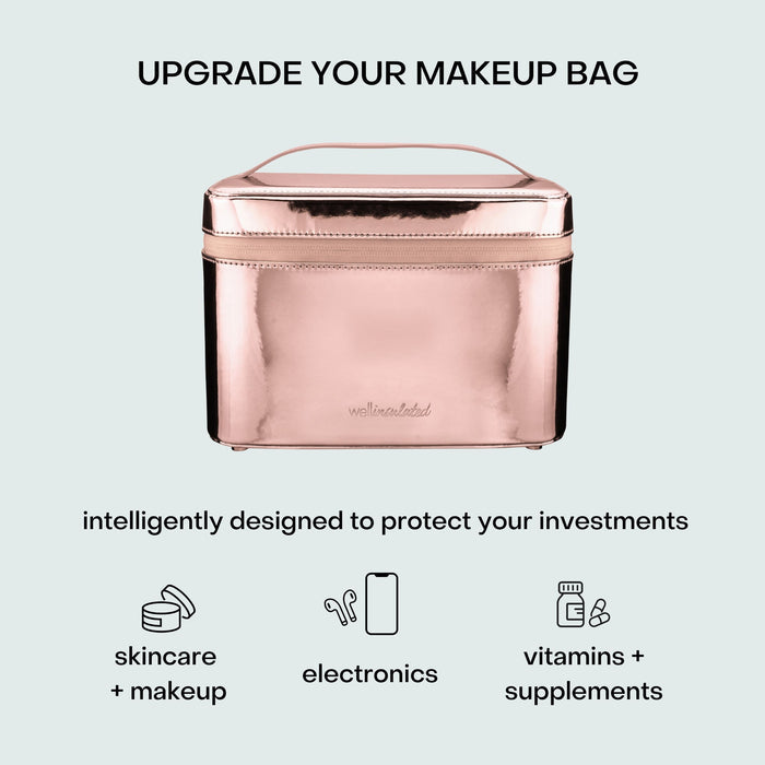 Lifestyle image of Wellinsulated Performance Beauty Case variant: Rose Gold