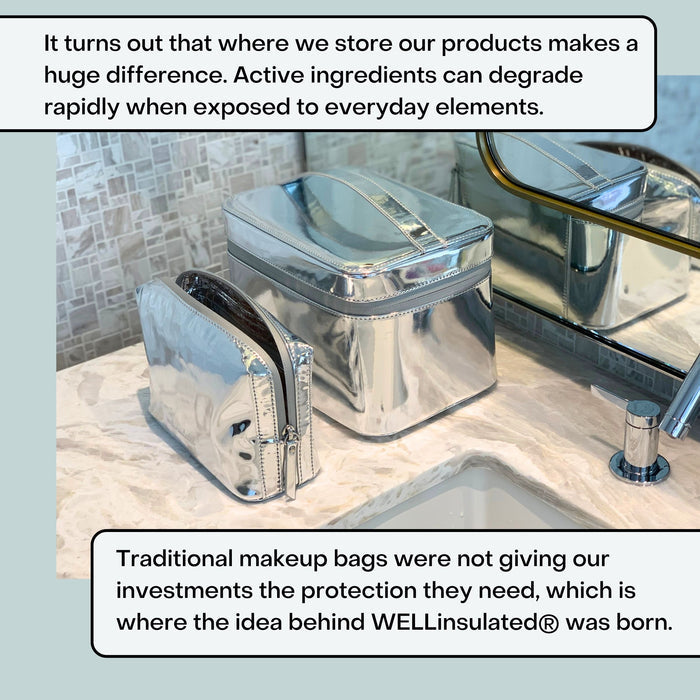 Lifestyle image of Wellinsulated Performance Beauty Case variant: Rose Gold