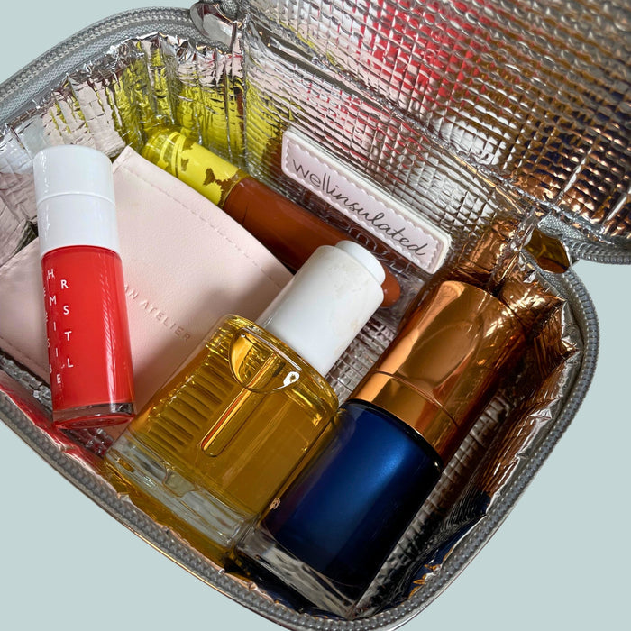 Lifestyle image of Wellinsulated Performance Mini Travel Case variant: Silver