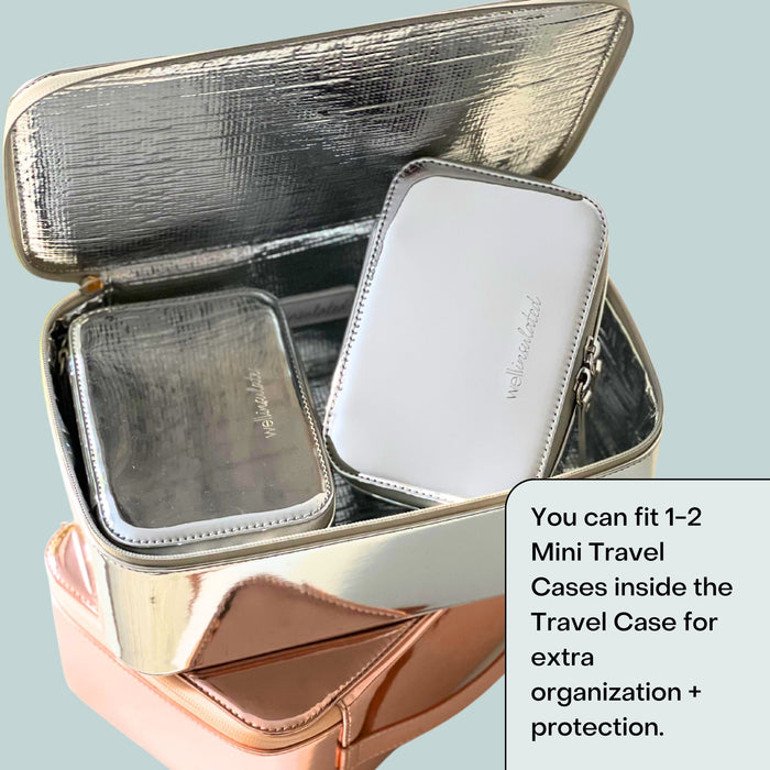 Lifestyle image of Wellinsulated Performance Mini Travel Case variant: Silver