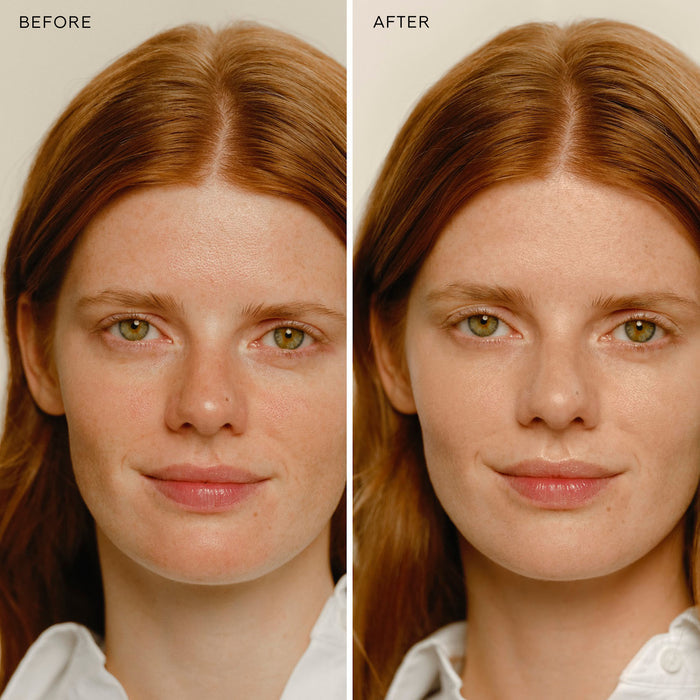 Before and after results of using   variant: Glow
