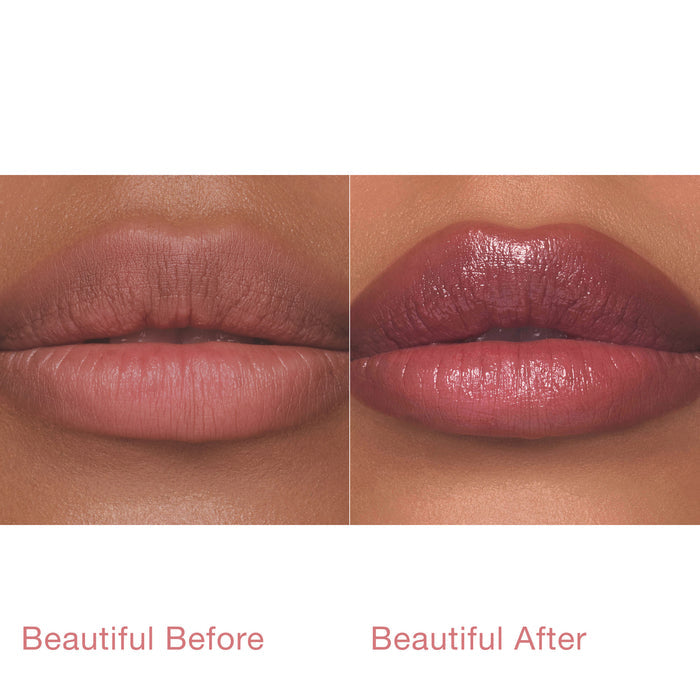 Before and after results of using   variant: Blushed Jam