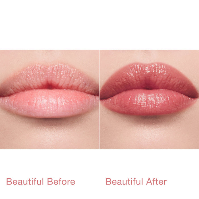 Before and after results of using   variant: Blushed Rose