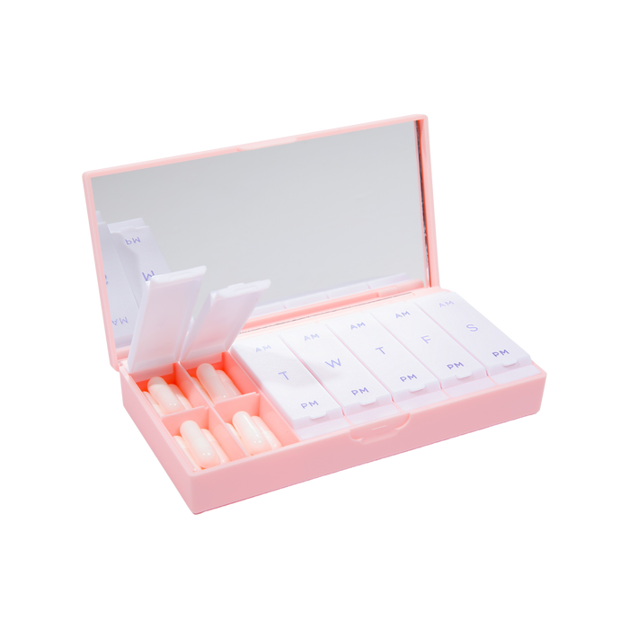 Port and Polish Pink AM/PM Pill Box main image