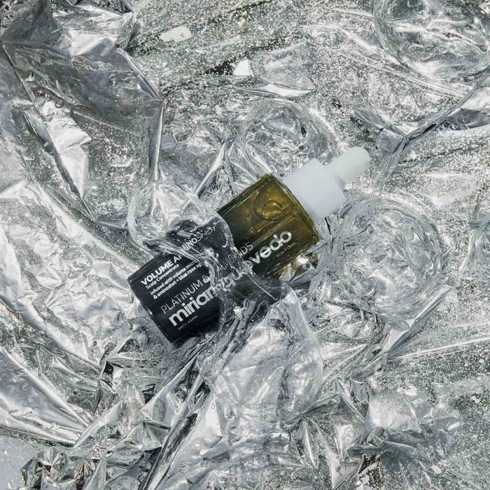 Lifestyle image of Miriam Quevedo Platinum and Diamonds Volume Aminoshot Scalp Concentrate
