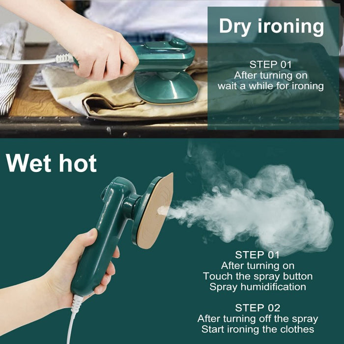 Portable Mini Electric Steam Iron | Travel-Friendly Garment Steamer