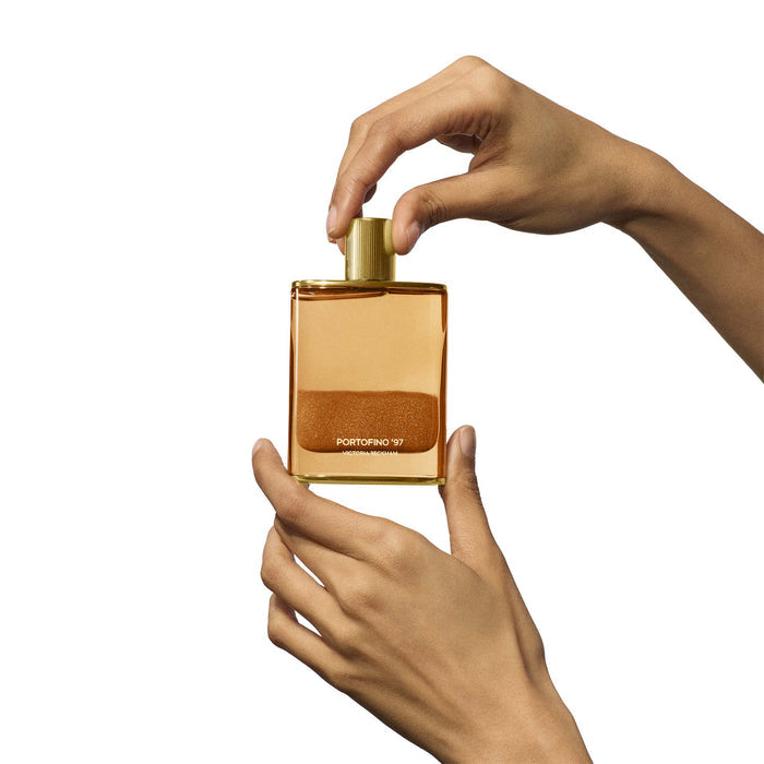 Lifestyle image of Victoria Beckham Beauty Portofino '97 Golden Shimmer Body Oil