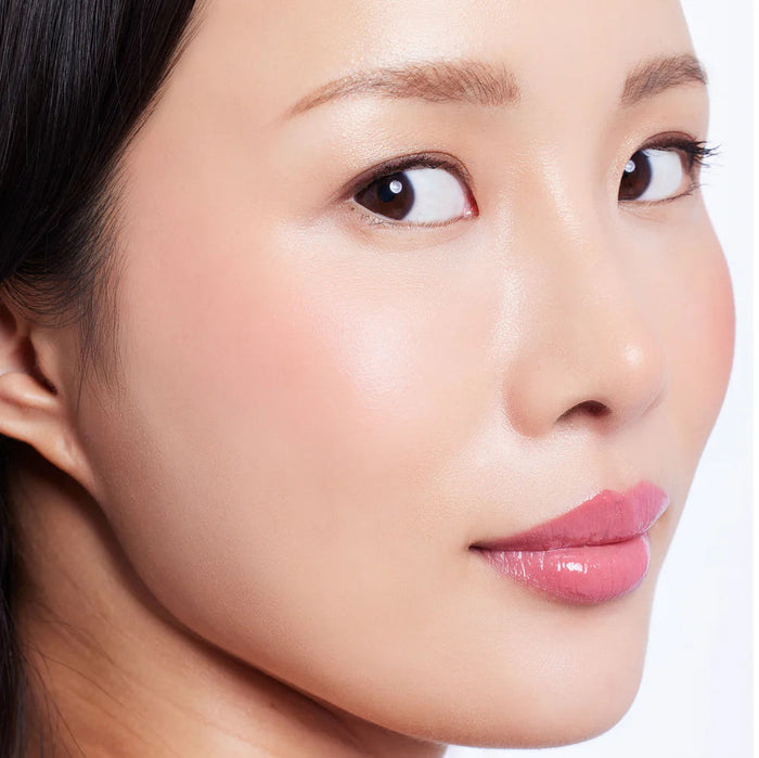 Model image of Trish McEvoy Powder Blush Refill variant: Happy (Blushing Pink)