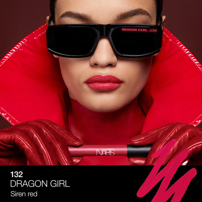 Model image of Nars Powermatte High-Intensity Long-Lasting Lip Pencil variant: Dragon Girl