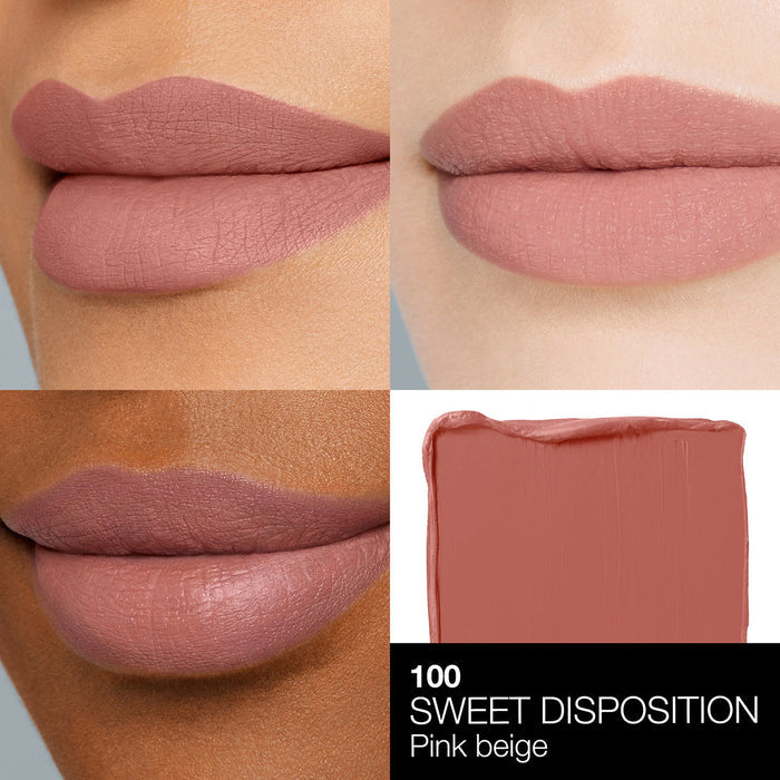 Model image of Nars Powermatte Lipstick variant: Sweet Disposition 100