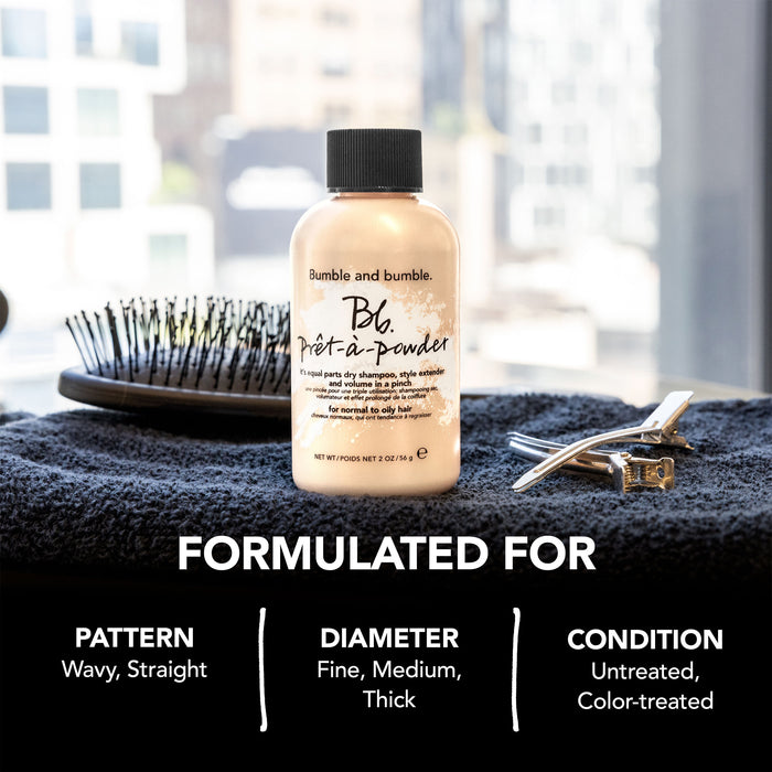 Lifestyle image of Bumble and Bumble Prêt-à-powder Dry Shampoo variant: 2 oz