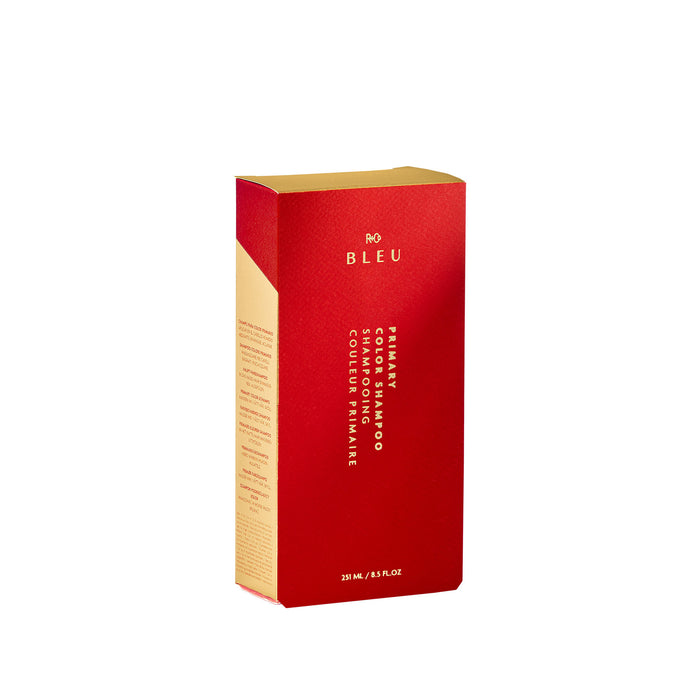 Image of the R+Co Bleu Primary Color Shampoo box